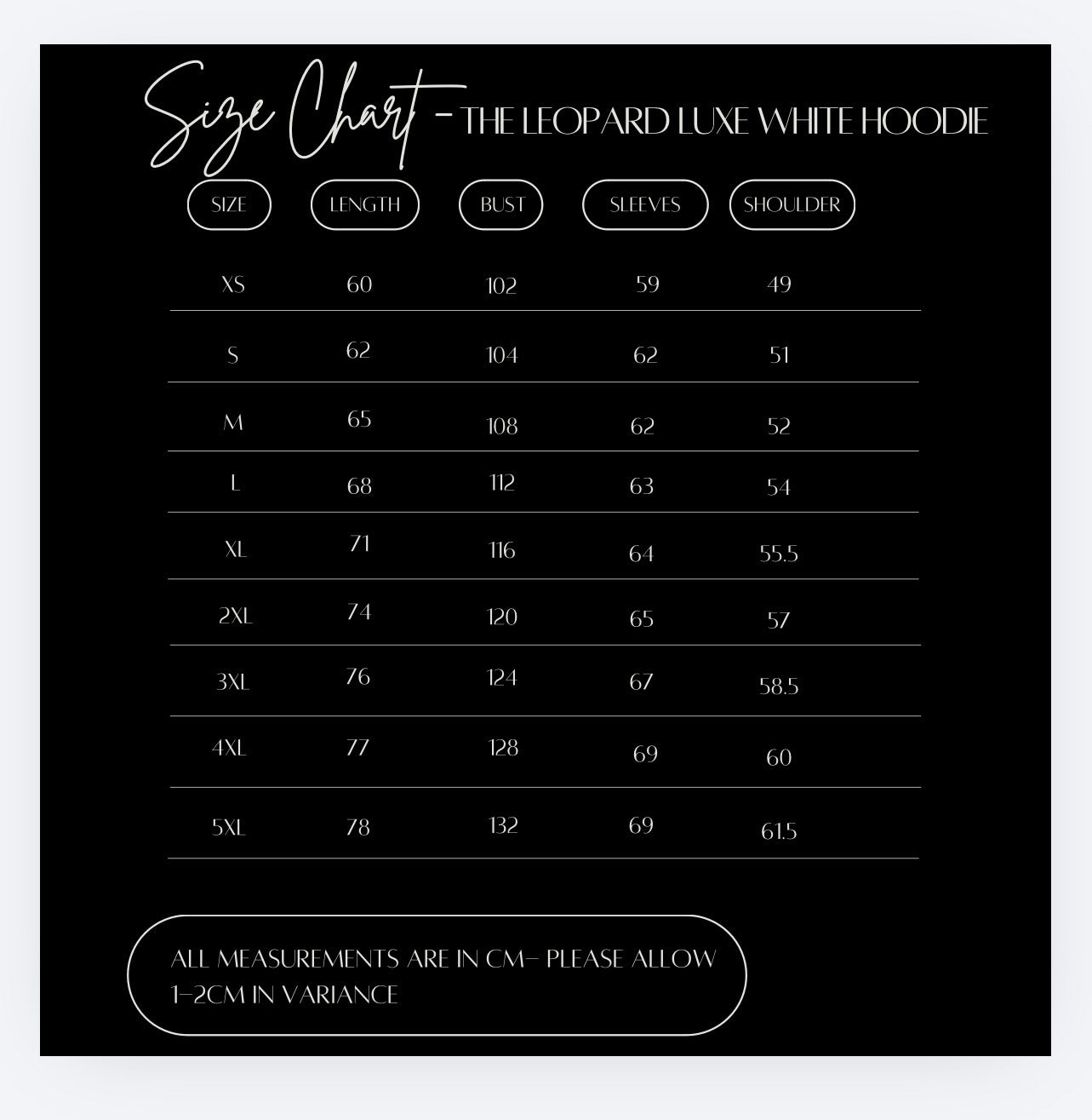 The Leopard Luxe White Hoodie Special release - ARRIVAL JUNE/JULY