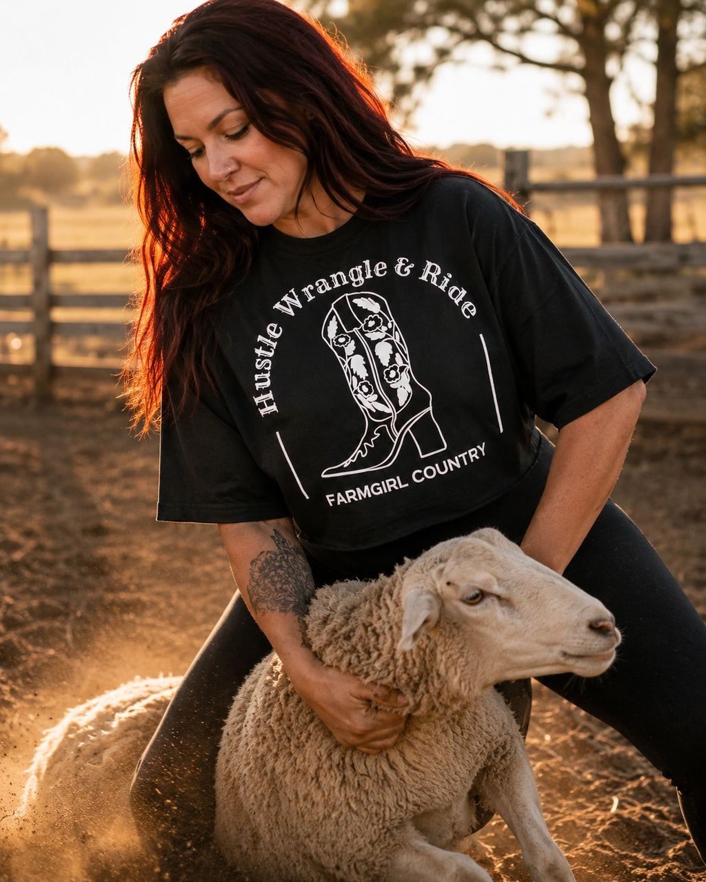 The WildSide Crop| Oversized TEE