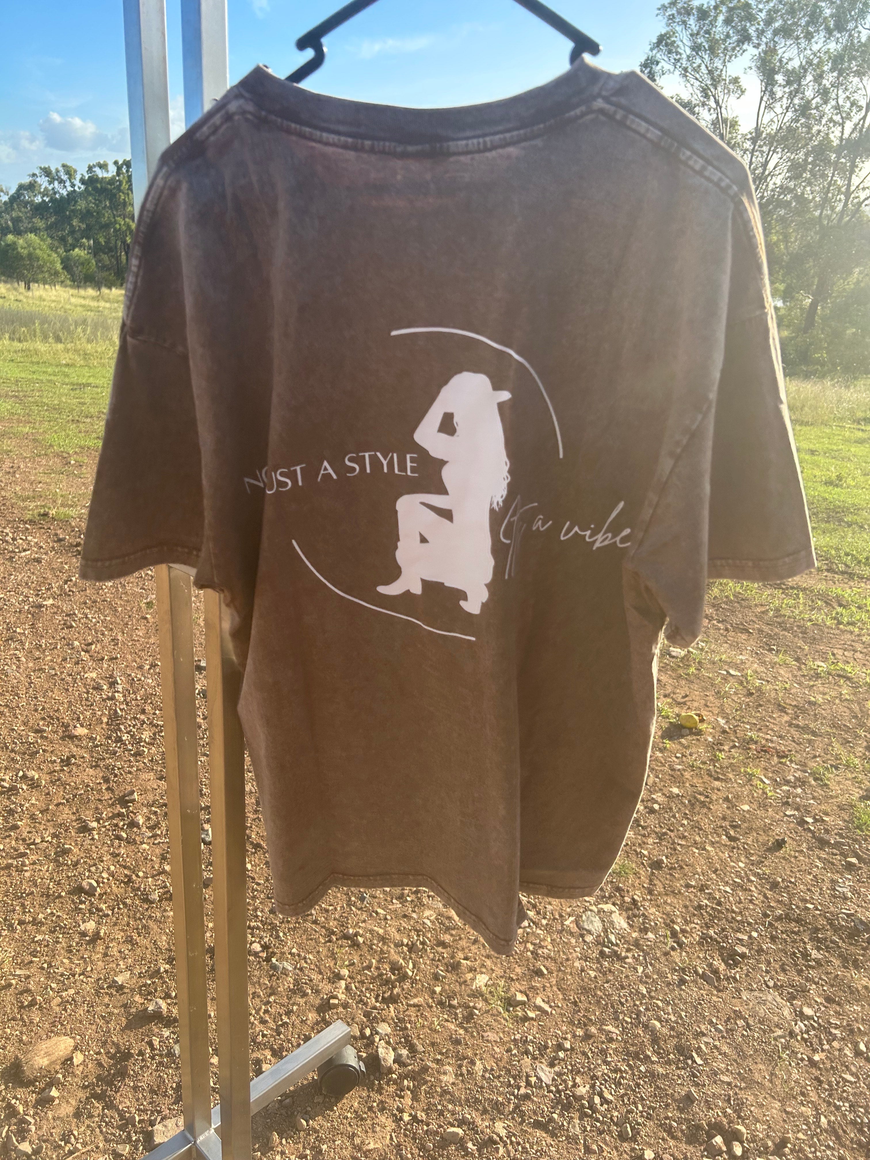 Washed & Wild Series| Acidwash Oversized TEE