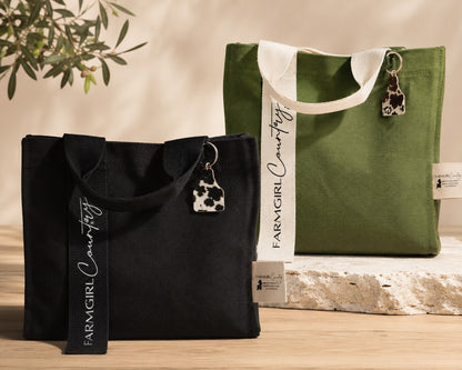 The LadyLUXE| FarmGirl Country Cotton/Canvas bag
